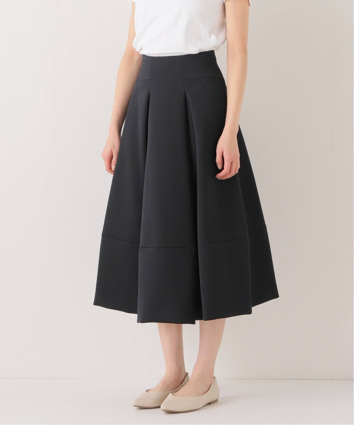 追加》トリプルツイルタックスカート（ロング・マキシ丈スカート