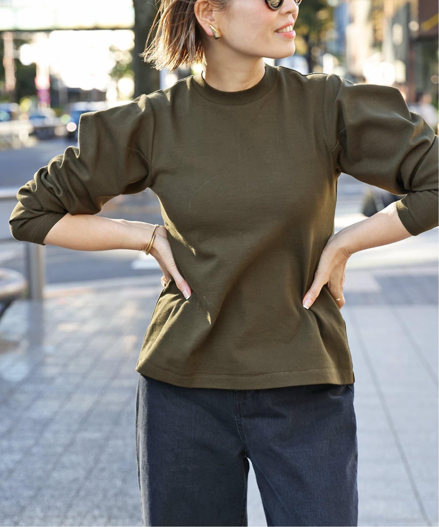 CELERI/セルリ】ダイヤスリーブプルオーバー（Tシャツ／カットソー