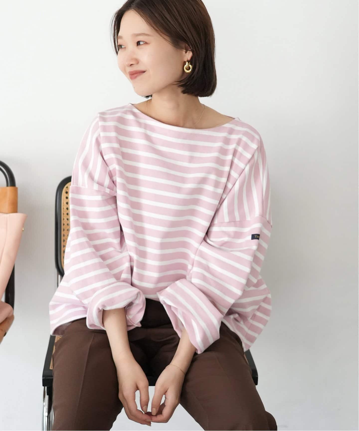 徹底解説！】Leminor For SLOBE every day big border tops｜SLOBE