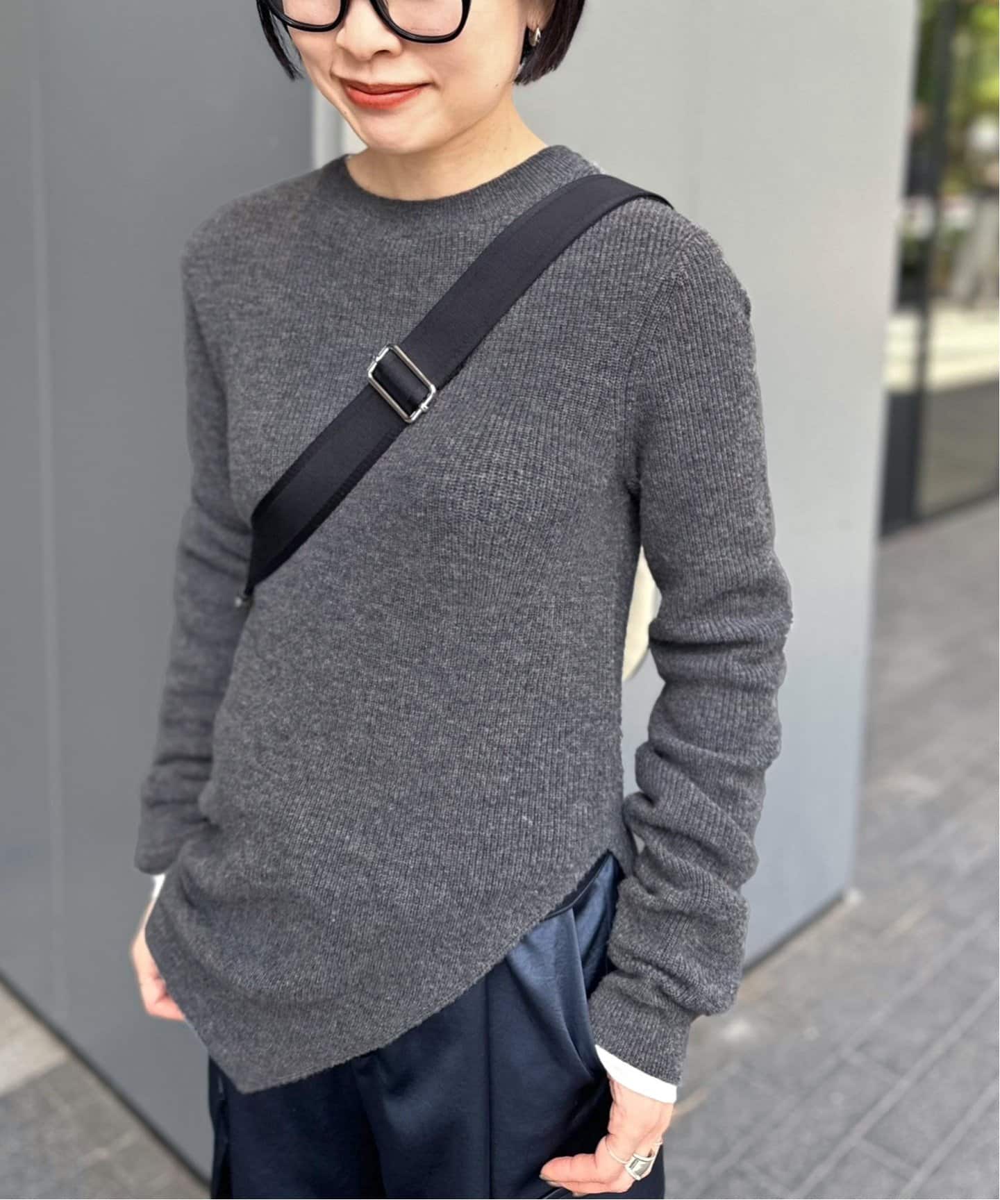 L'Appartement SIDE SLIT KNIT アパルトモン ニット