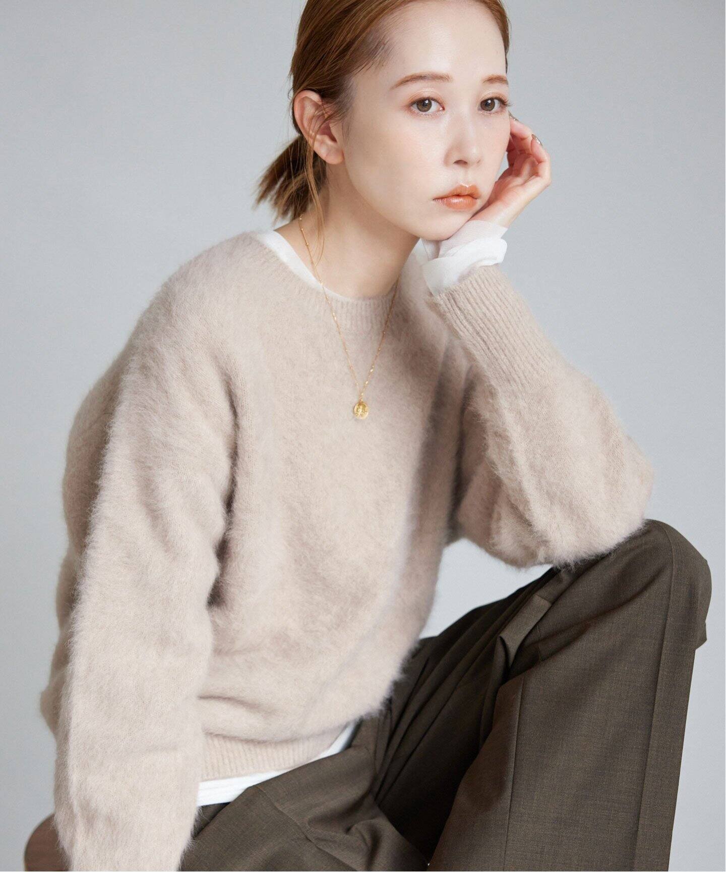 追加》フォックスカシミヤプルオーバー（ニット／セーター）｜SLOBE