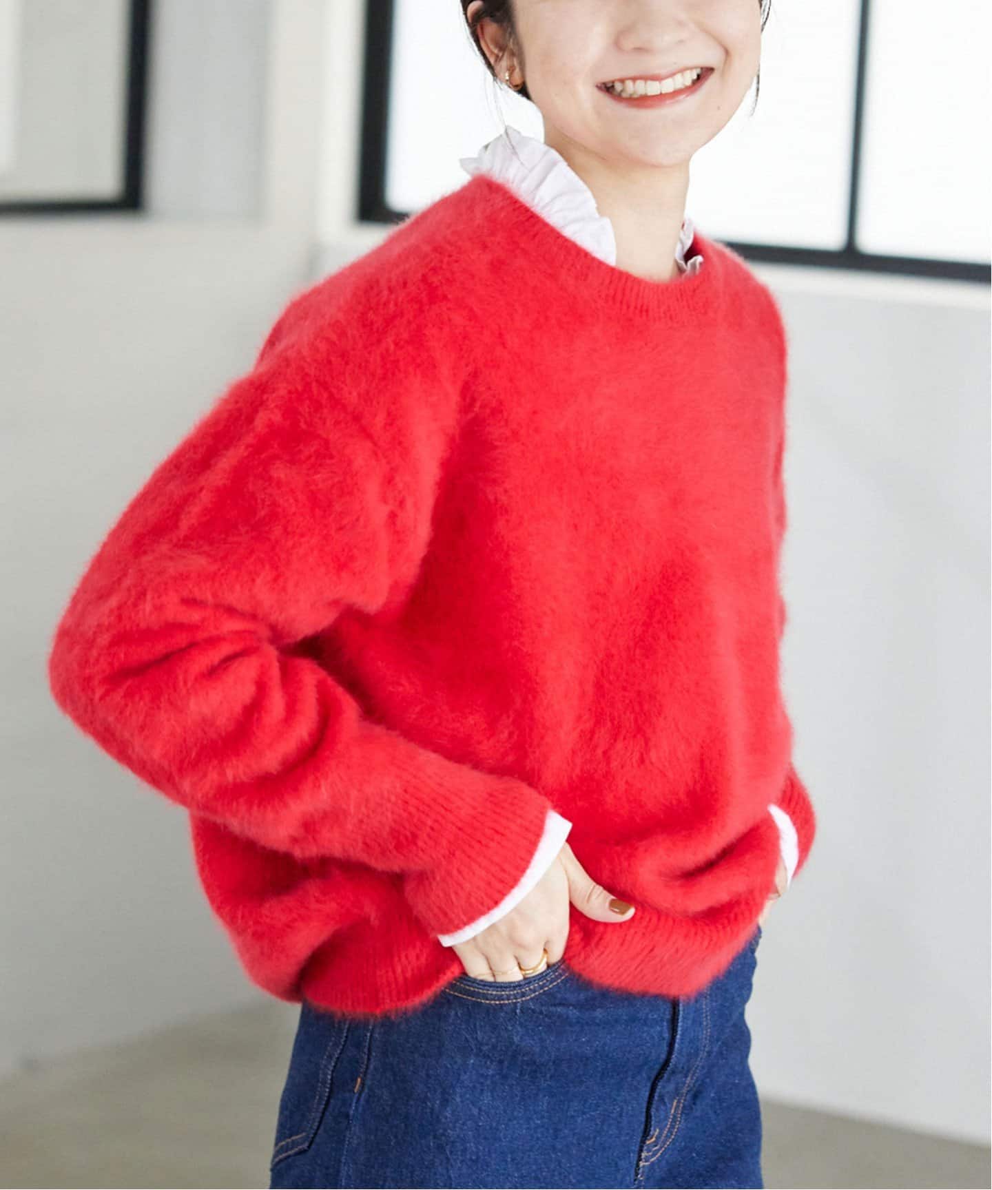 追加》フォックスカシミヤプルオーバー（ニット／セーター）｜SLOBE