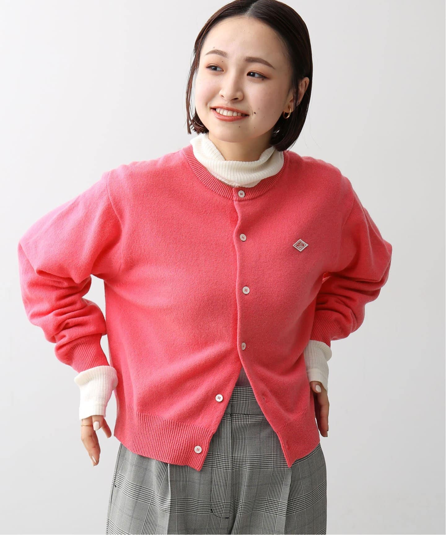 DANTON/ダントン】LAMS WOOL C/N カーディガン（カーディガン）｜SLOBE