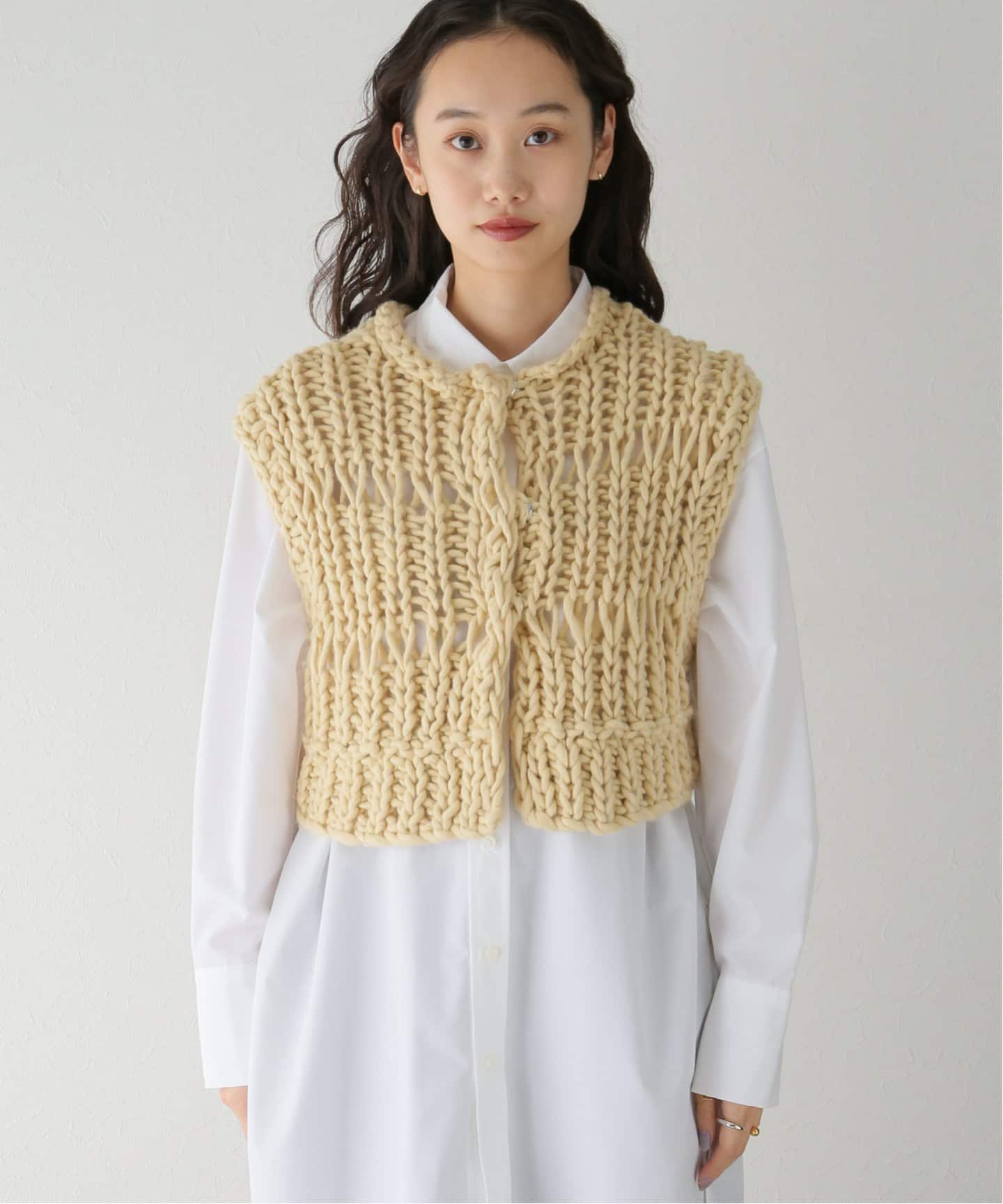 Todayful chunky hand knit vest