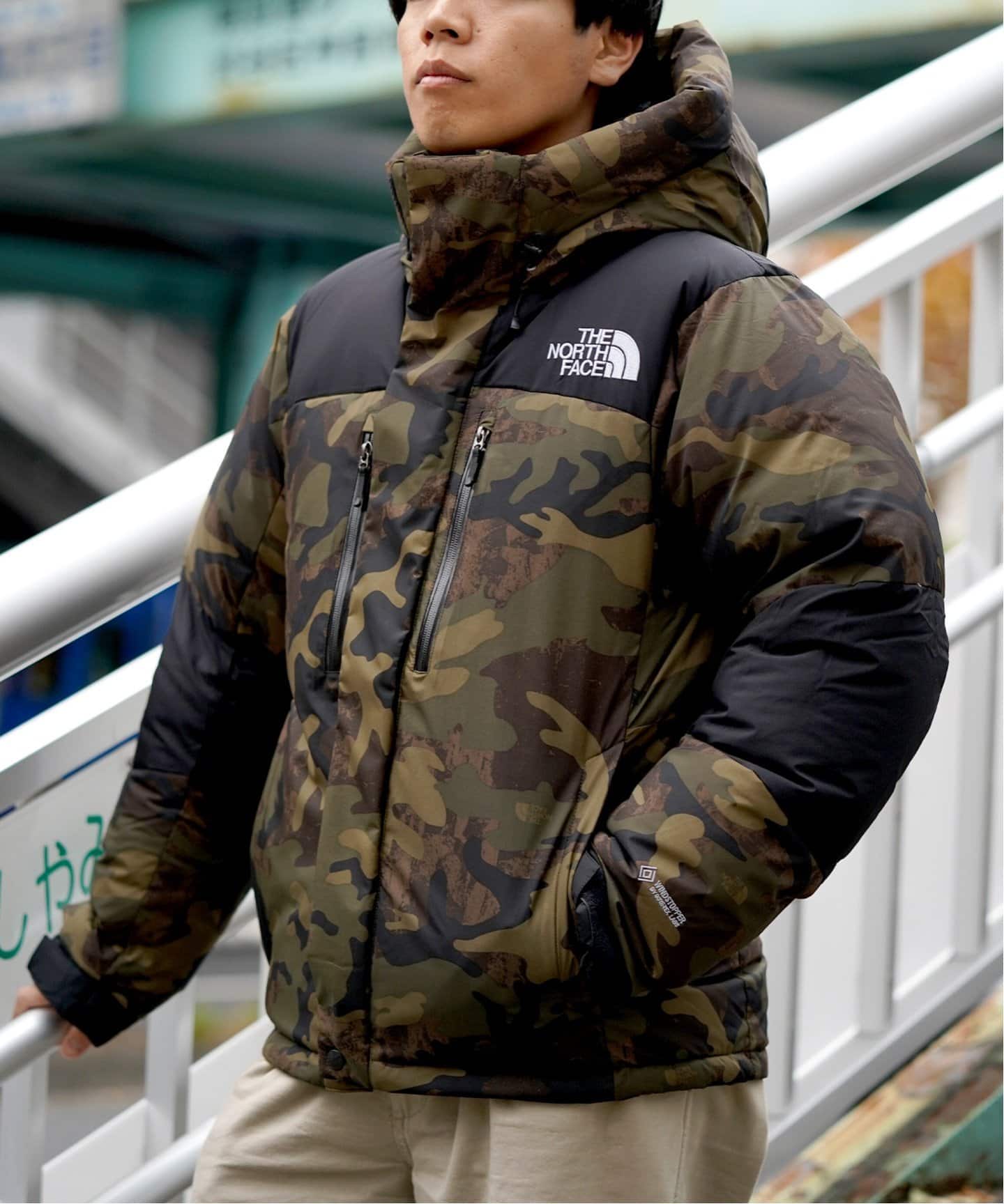 The North Face カモフラージュ マウンテンパーカーXL THE NORTH