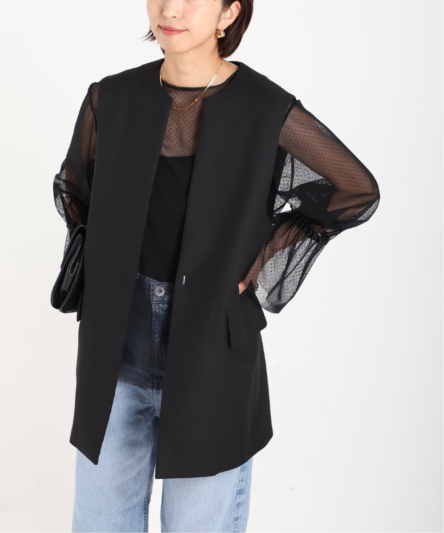 GILET STYLE｜秋らしさはジレ＆ベストで先取りできる！｜VERMEIL par