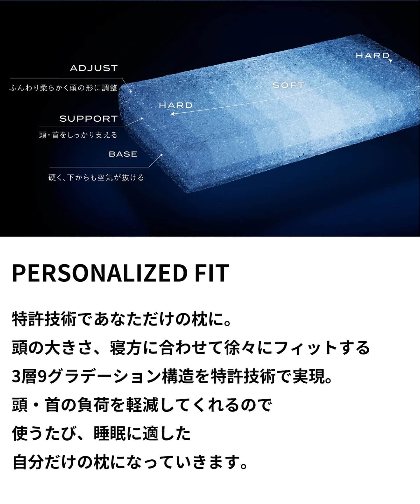 BRAIN SLEEP/ブレインスリープ】ピロー LOW 枕 本体のみ (9