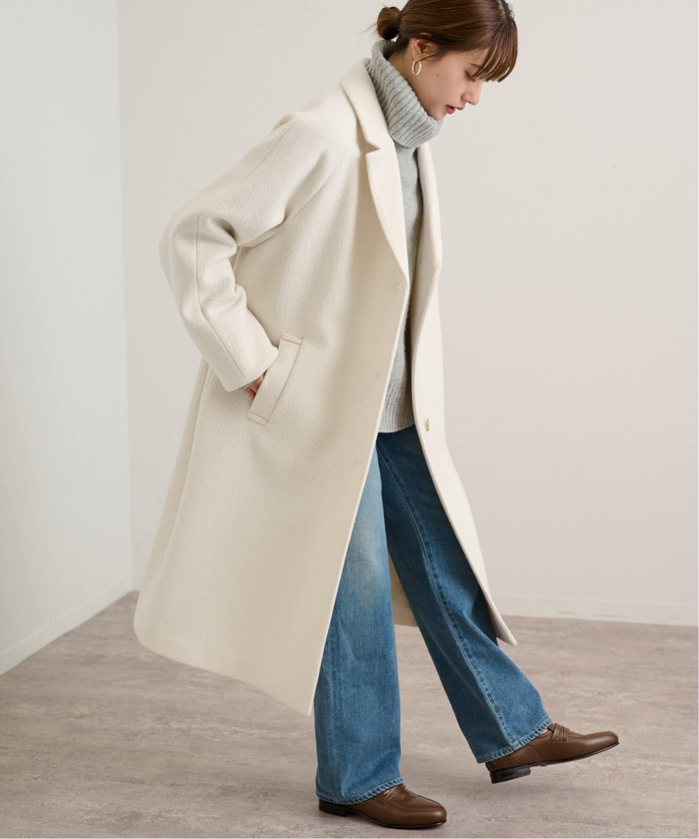 ウールロングコート（その他ブルゾン／アウター）｜FRAMeWORK