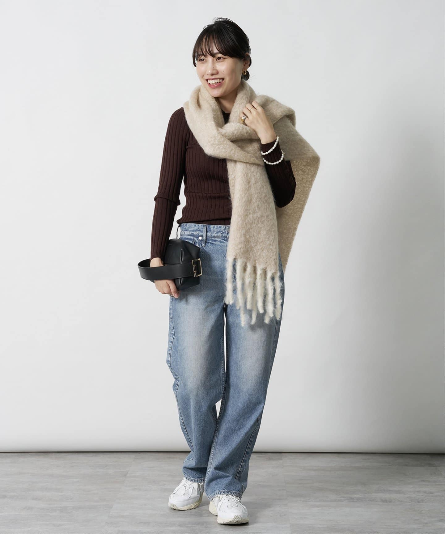 upper hights/アッパーハイツ】別注 THE HIM ワイドストレートデニム