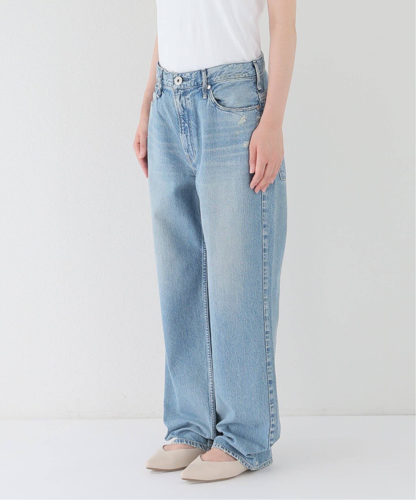 upper hights/アッパーハイツ】別注 THE HIM ワイドストレートデニム