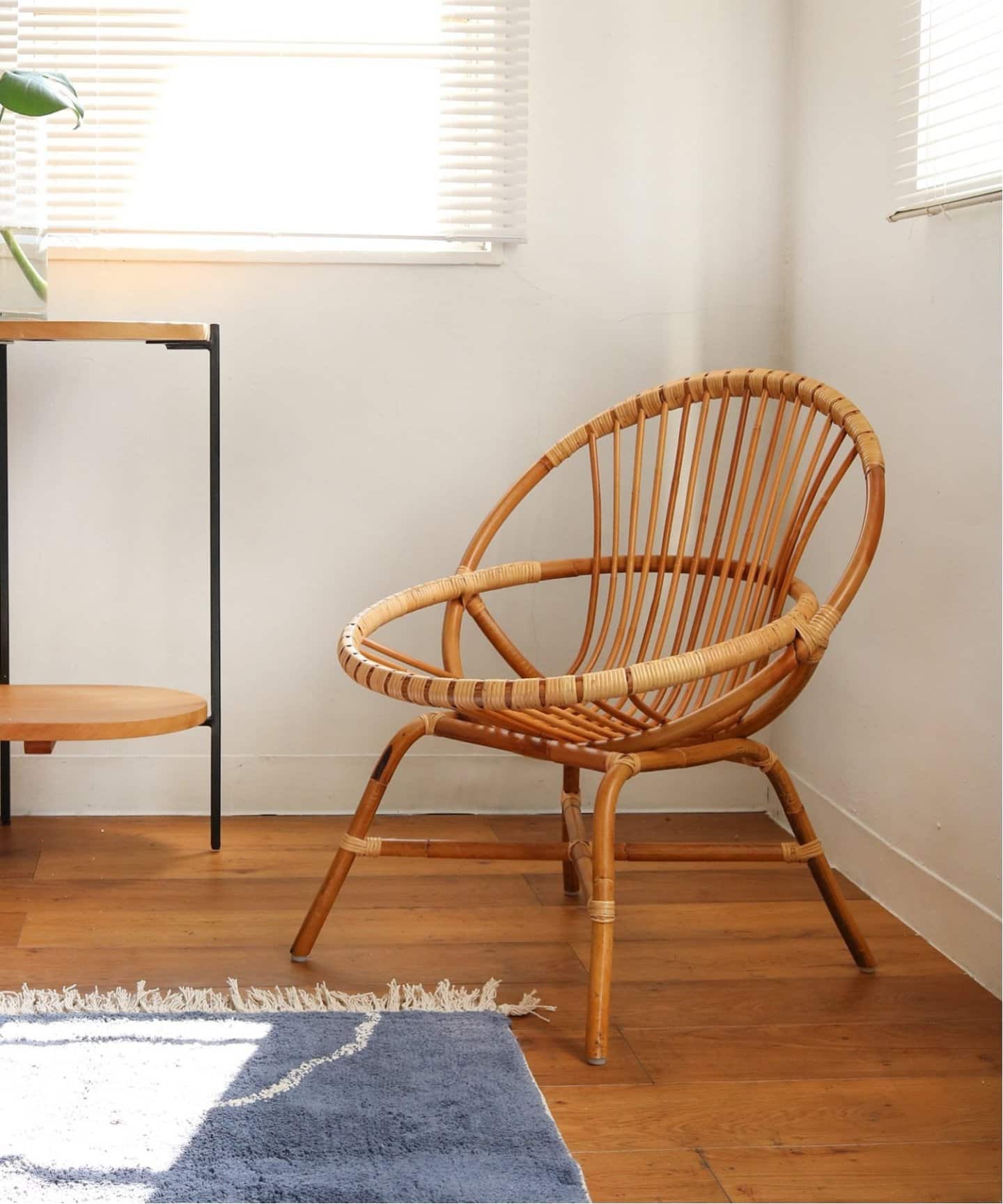 大型商品》ROTIN LOUNGE CHAIR/ロティン ラウンジチェア（チェア