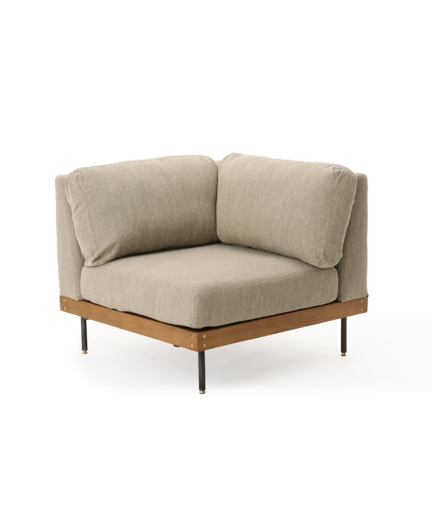 大型商品》LILLE CORNER SOFA BE リル コーナー ソファ ベージュ2ND