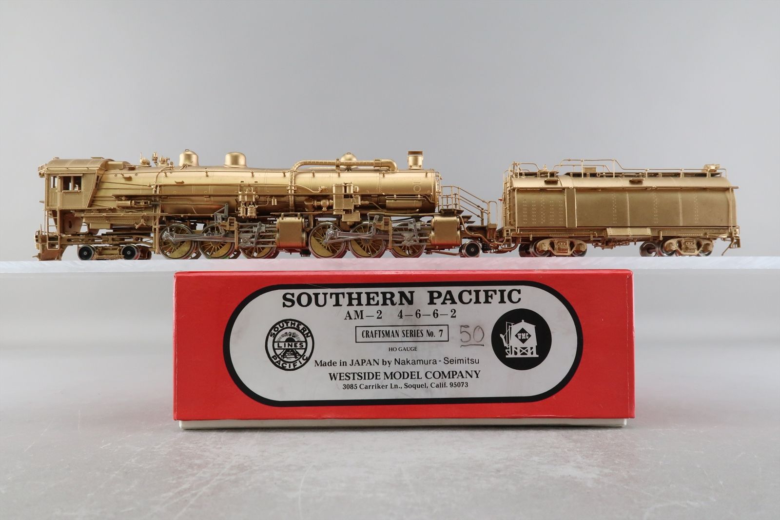 東0B ○KTM カツミ WESTSIDE SP Southern Pacific AC-6 4-8-8-2 キャブ