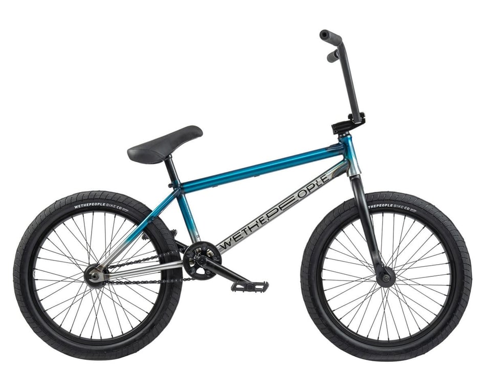 We The People Reason Shift BMX Bike (Matte Translucent Teal/Raw