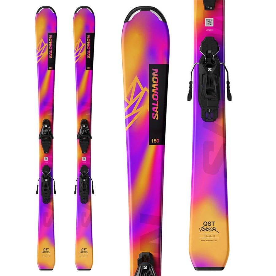 Salomon Lux Jr M Skis + L6 GW Bindings - Kids' 2026 | evo