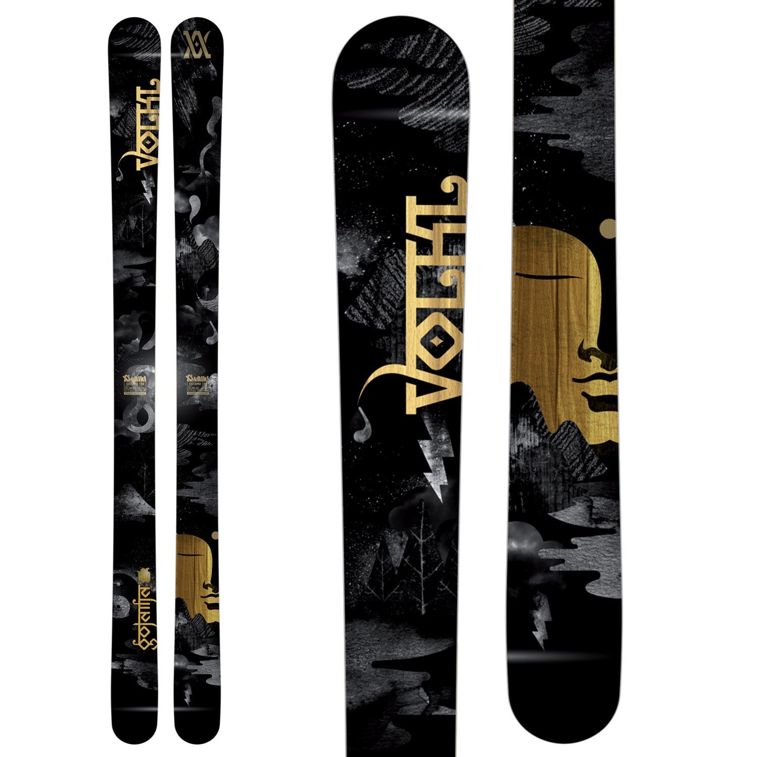 186 VOLKL GOTAMA + DIAMIR + SKINS フォルクル ゴータマ 186センチ