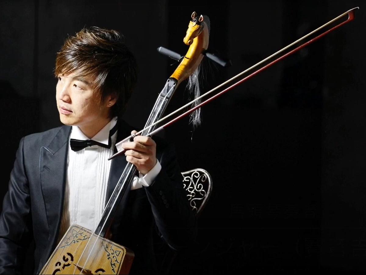 なかのZEROでモンゴルの民族楽器「馬頭琴」と西洋楽器とのコラボ