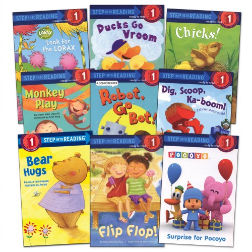 Step Into Reading Books - Level 1 - Set of 9