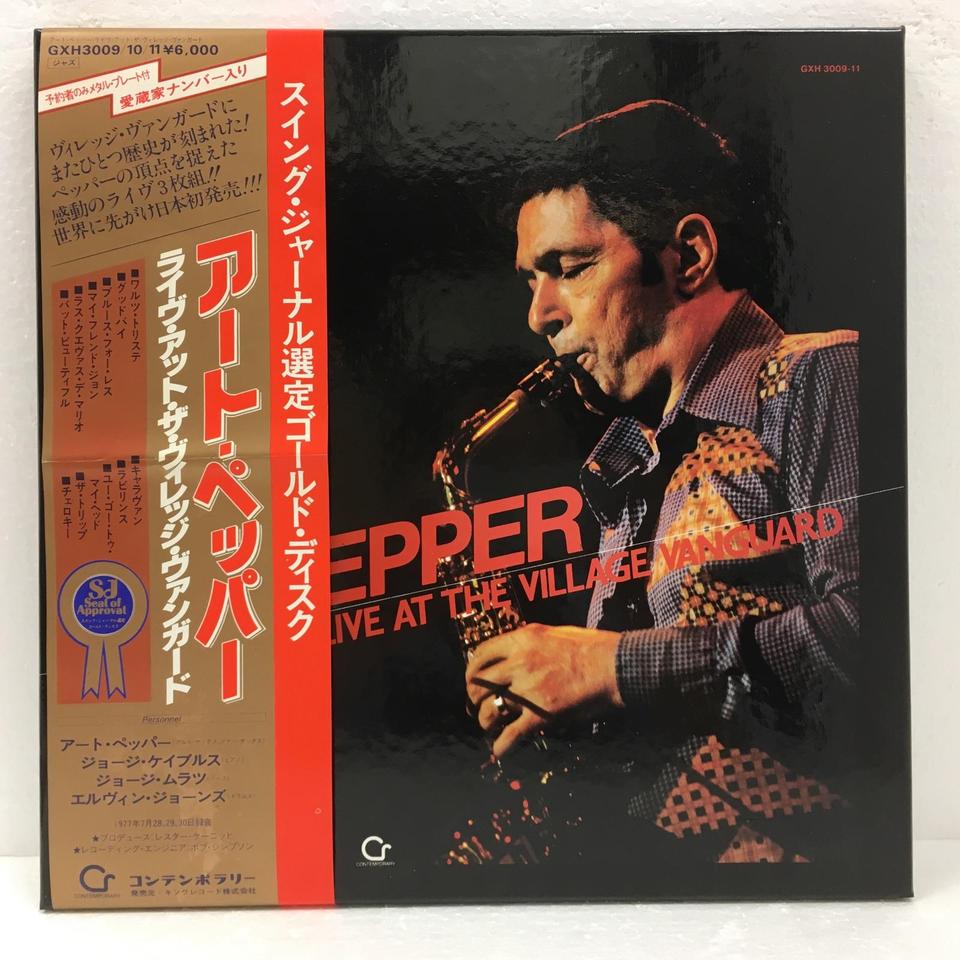ART PEPPER LIVE AT THE VILLAGE VANGUARD ART PEPPER - 中古