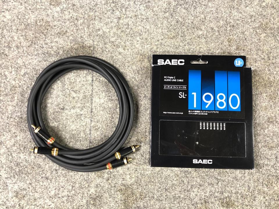 お盆価格8/13〜8/18 SAEC SL-1980 RCAケーブル2本セット お盆価格8/13