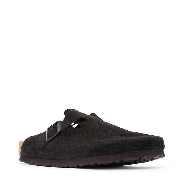 Mens Birkenstock Boston Soft Footbed Clog - Black | Journeys
