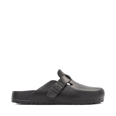 Mens Birkenstock Boston Soft Footbed Clog - Black | Journeys