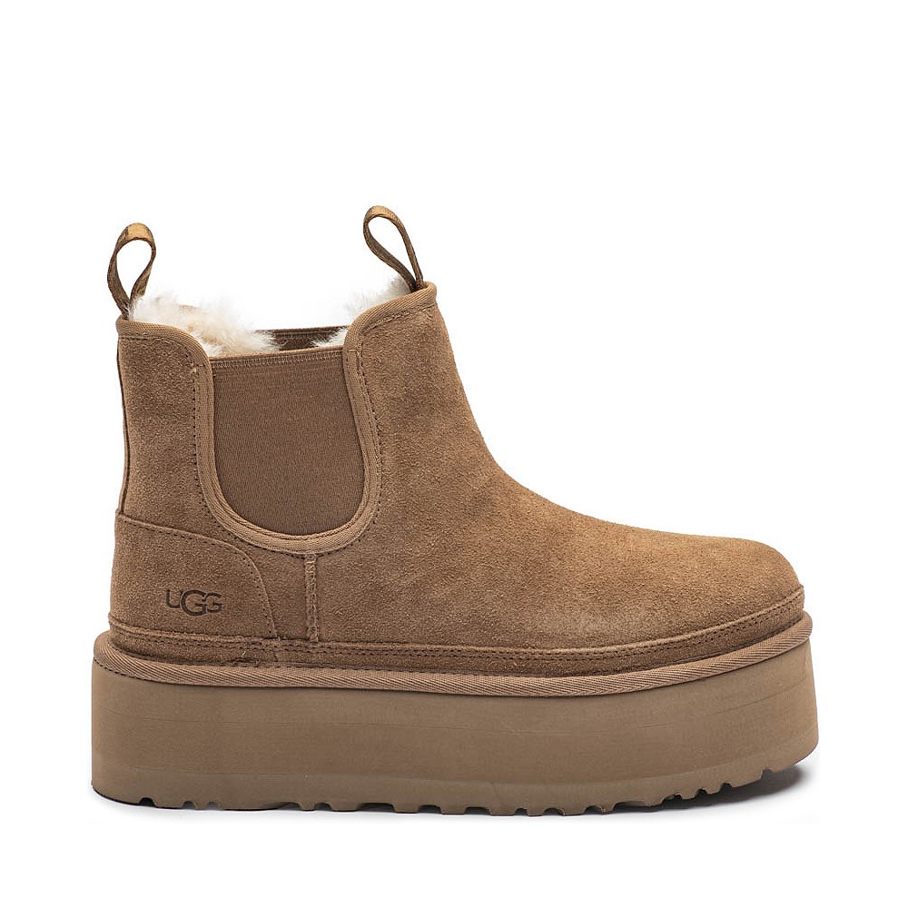 Womens UGG® Neumel Platform Chelsea Boot - Chestnut