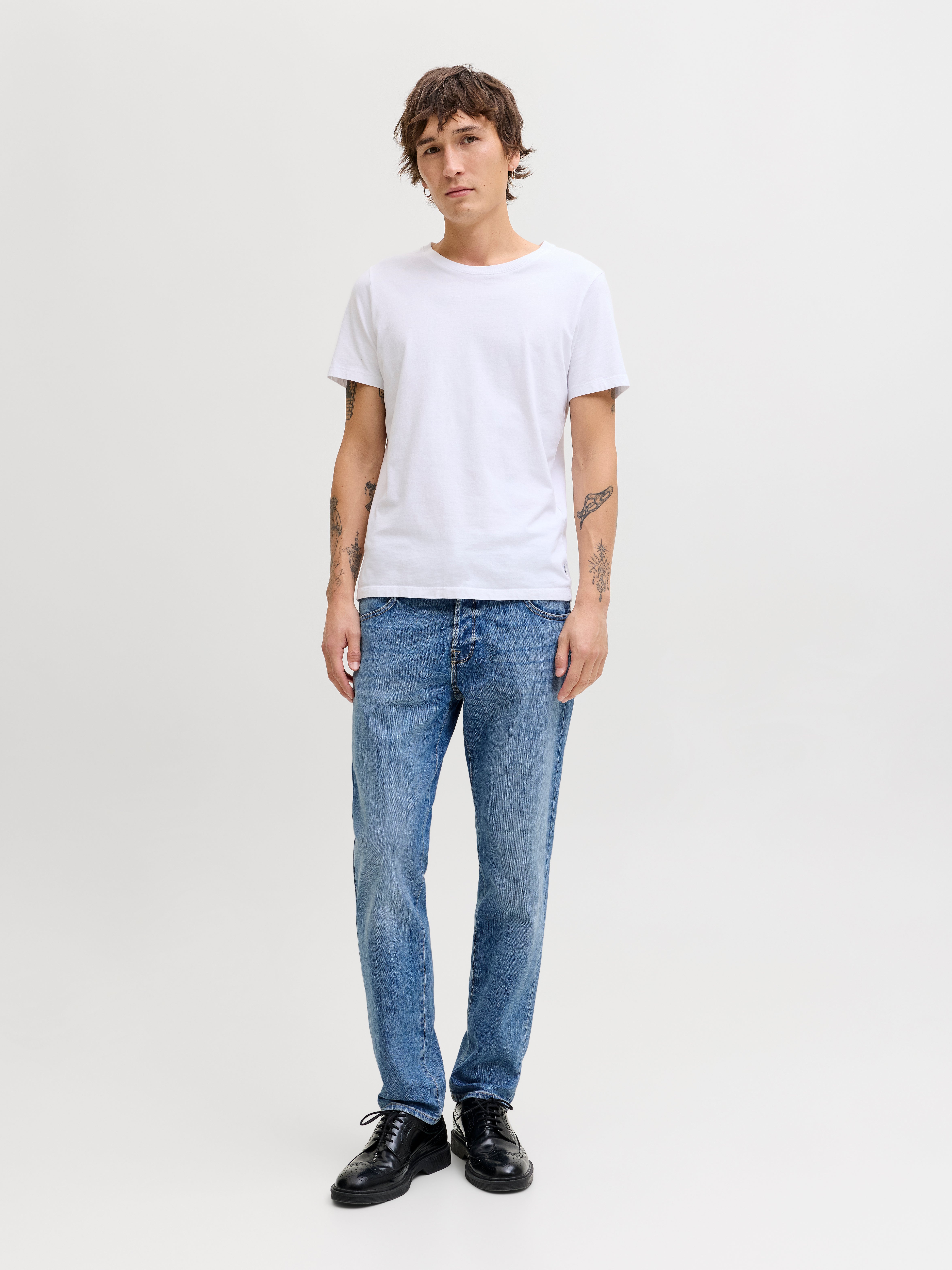 JJIMIKE JJFOX NS 120 NOOS Tapered fit jeans