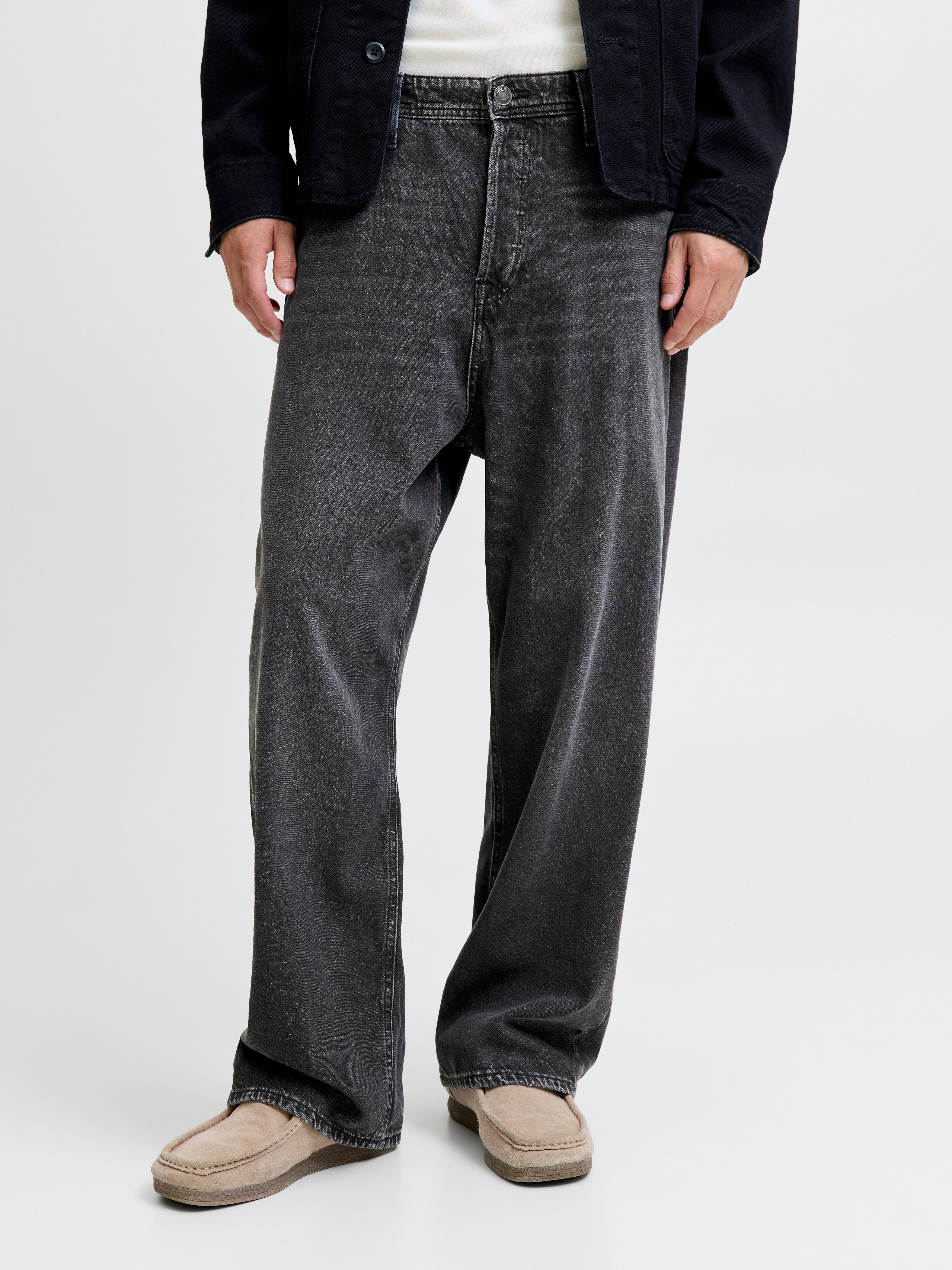 JJIALEX JJNORREBRO SQ 400 LN Baggy fit jeans | Medium Blue | Jack