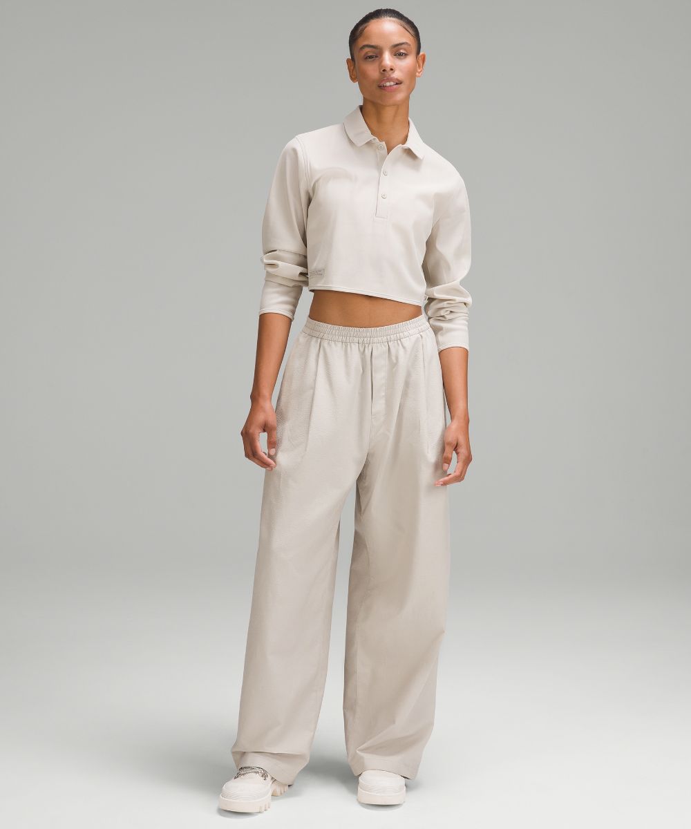 lululemon lab ジャカード ワイドレッグパンツ 31インチ | パンツ