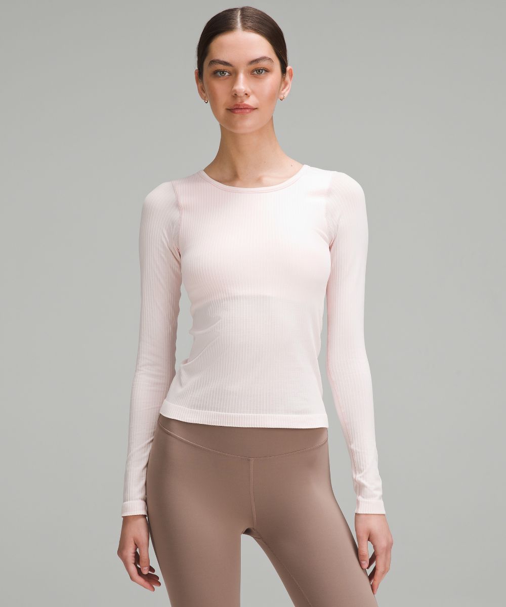 Ebb to Street ウエスト丈長袖シャツ | ロングスリーブ | Lululemon JP