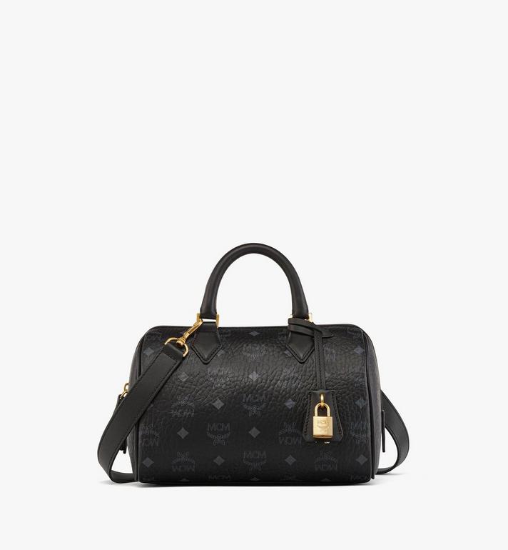 Small Ella Boston Bag in Visetos Black | MCM ®US