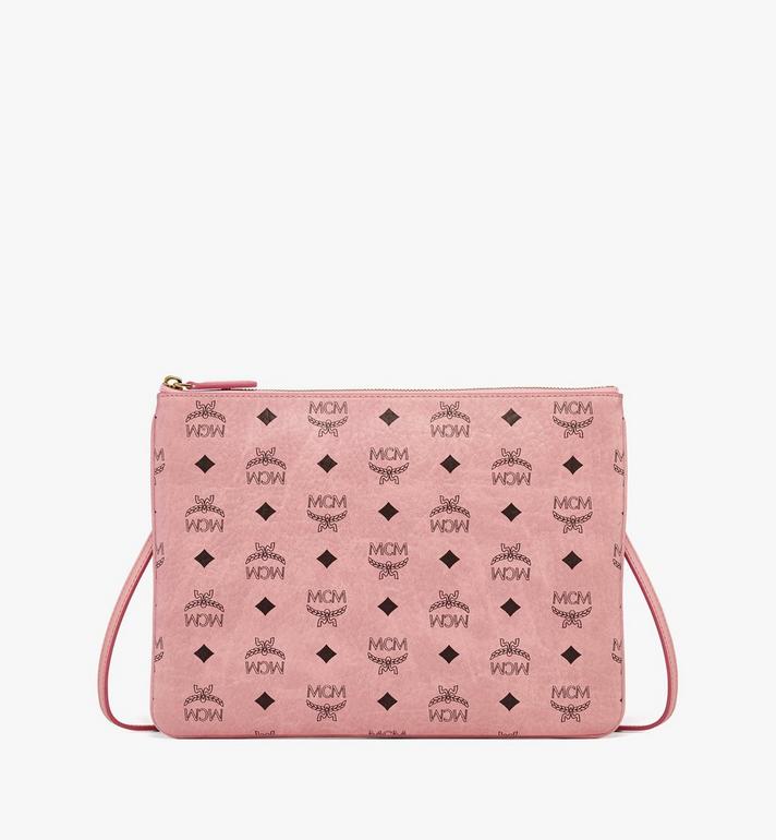 Medium Crossbody Pouch in Visetos Original Pink | MCM ®US