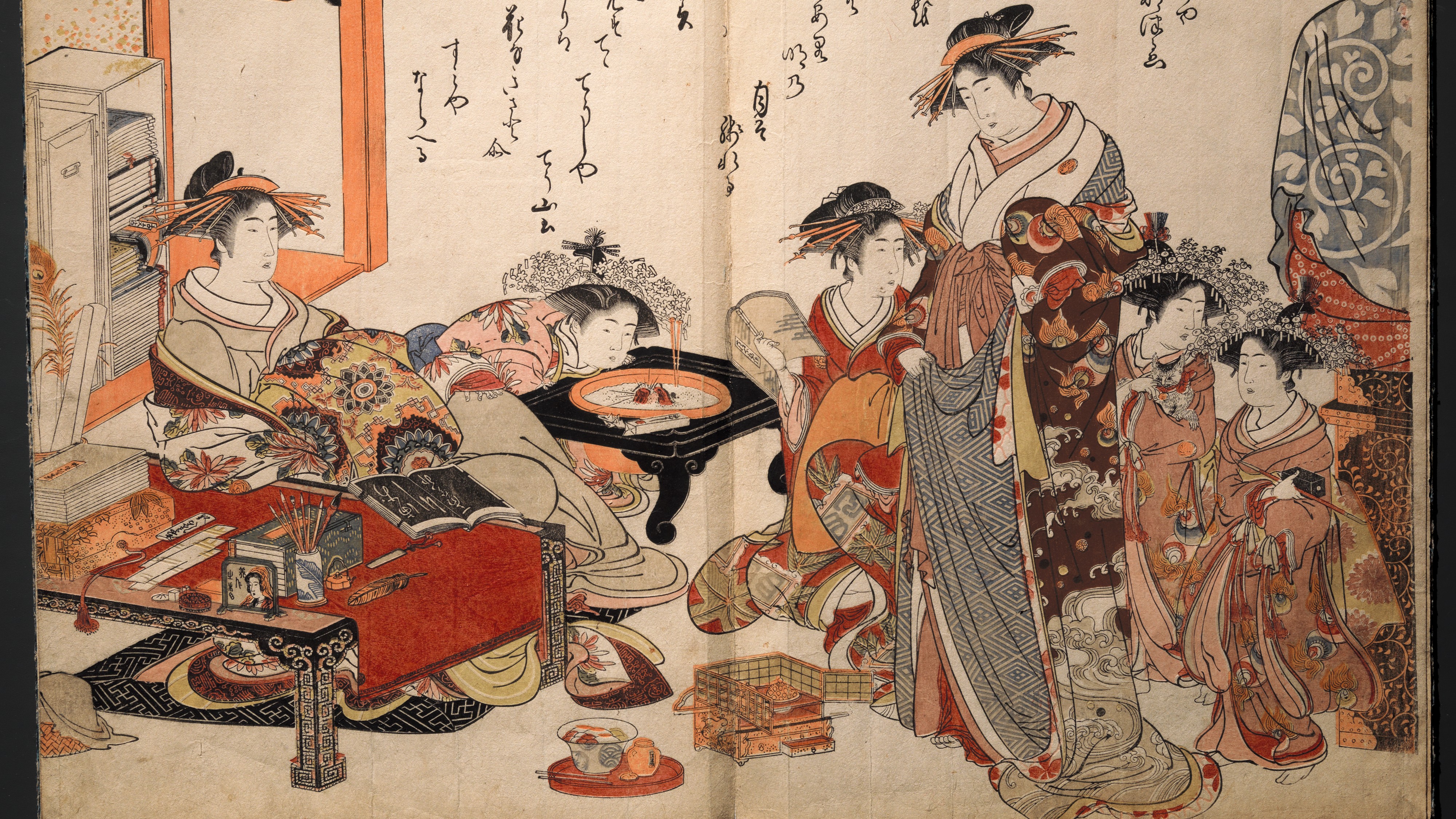 不世出の逸品 三顧礼図 無銘鉄元堂派 小柄 鉄地容彫金