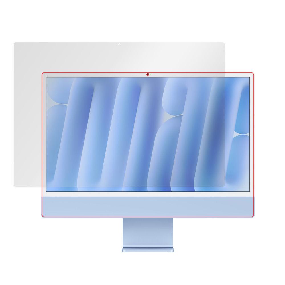24インチ iMac (M4 2024) 用 保護フィルム | 高光沢タイプ | 【保護