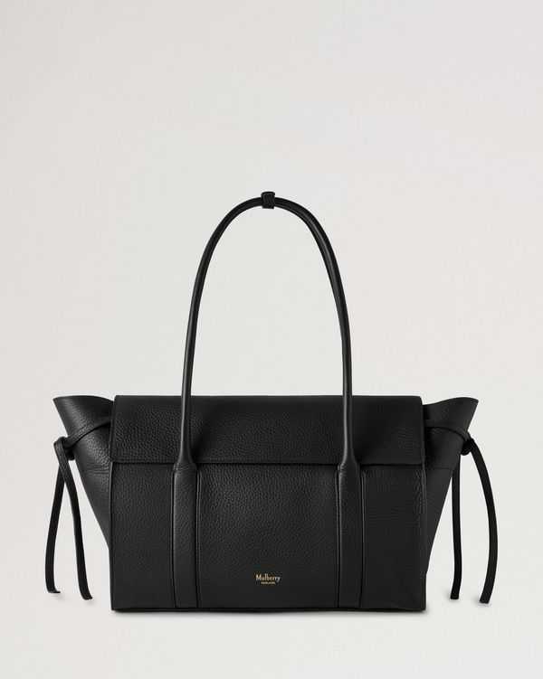 Mulberry | ソフト ベイズウォーター | ブラック ヘビーグレインレザー