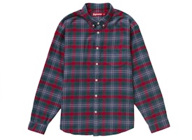 Buy Supreme Loose Fit Flannel Oxford Shirt Light Blue - Novelship