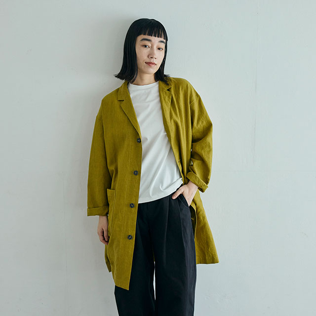 麻の高密度織 ワークコート｜衣料品｜中川政七商店 公式サイト
