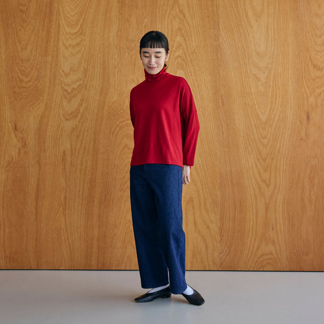 ウールのタートルワイドプルオーバー｜衣料品｜中川政七商店 公式サイト