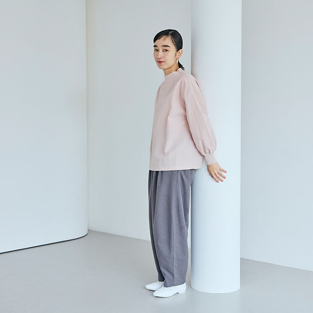 綿麻ハイネックブラウス｜衣料品｜中川政七商店 公式サイト