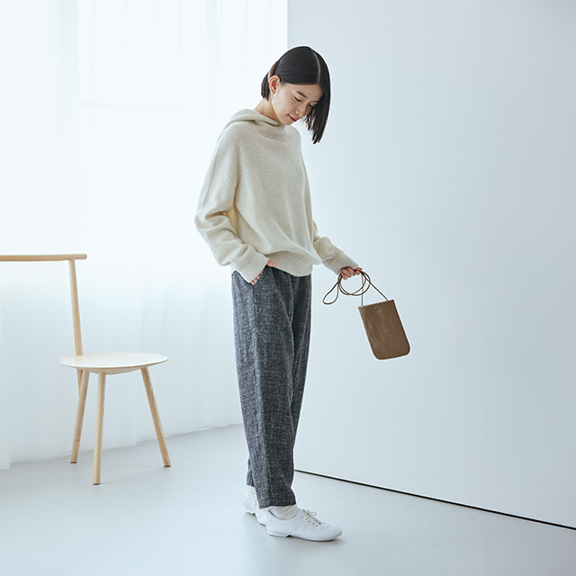 麻とウールツイード テーパードパンツ｜衣料品｜中川政七商店 公式サイト
