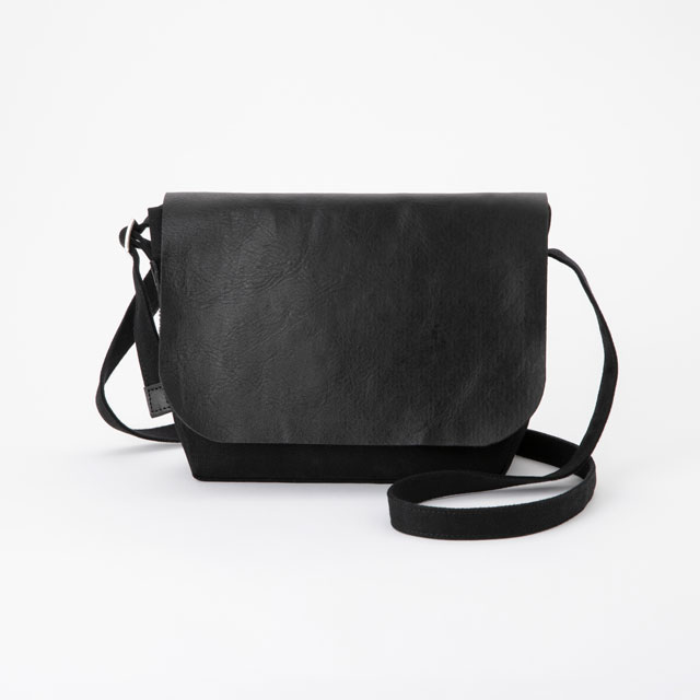 牛革とデニムのショルダーバッグ 黒｜かばん｜中川政七商店 公式サイト