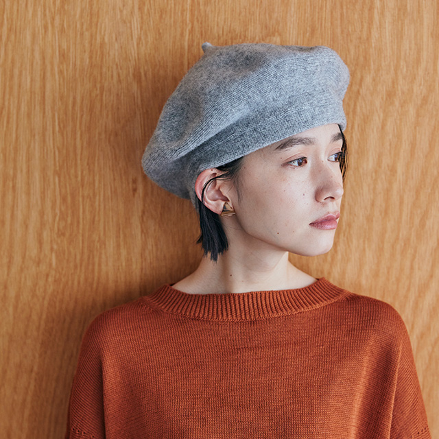 ふんわりウールのベレー帽｜服飾品｜中川政七商店 公式サイト
