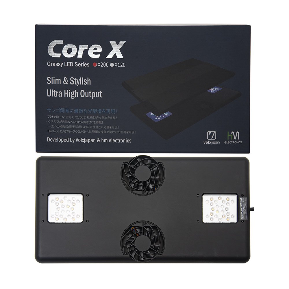 ボルクスジャパン Grassy Core X200 Reef/リーフ LEDライト 水槽 照明