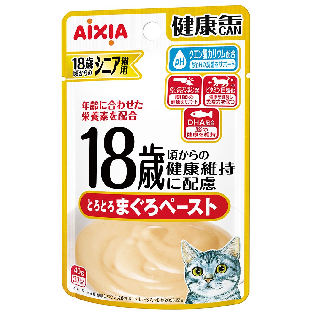 アイシア 18歳からの健康缶パウチ とろとろまぐろペースト 40g