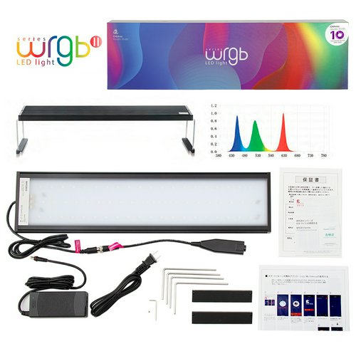 Chihiros LED WRGB2 60 10周年モデル ブラック RGBライト 調光機能付き