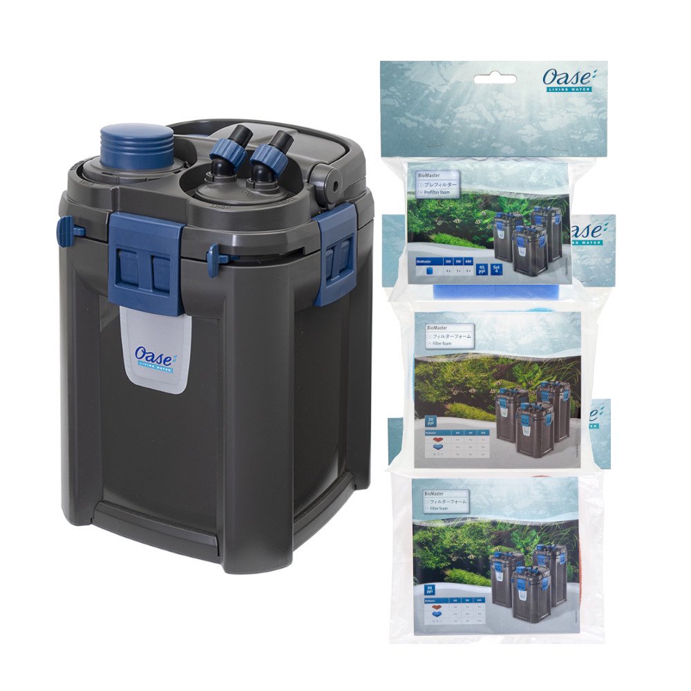 外部フィルター Oase バイオマスター250+専用ろ材セット 水槽