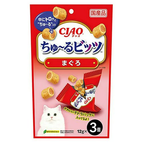 いなば CIAO ちゅ~るビッツ まぐろ 12g×3袋 ちゅーる チュール 猫