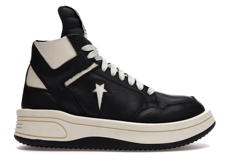 Converse TURBOWPN Mid Rick Owens DRKSHDW Black Cloud Cream Men's