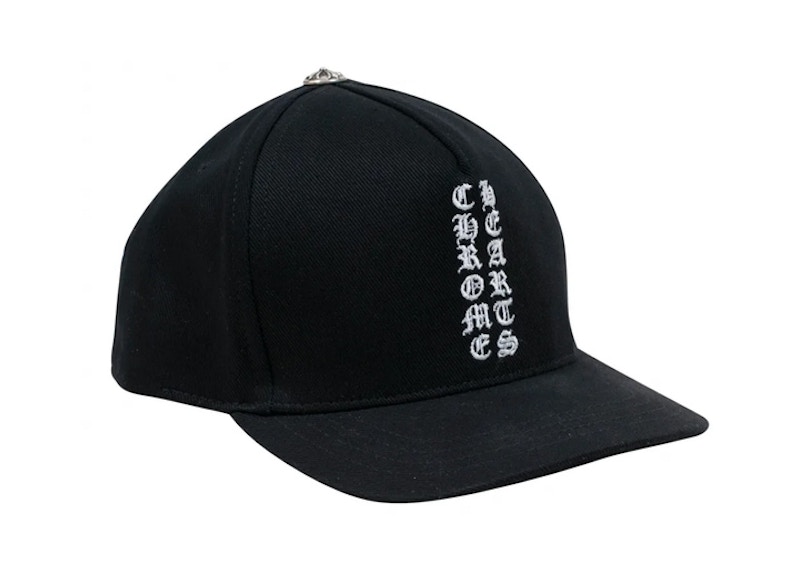 Chrome Hearts Vertical Logo Hat Black - US